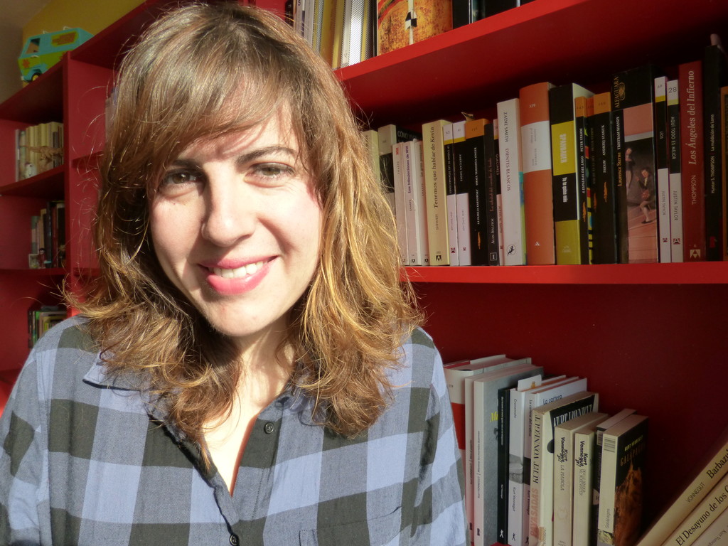 La escritora Laura Fernández. 