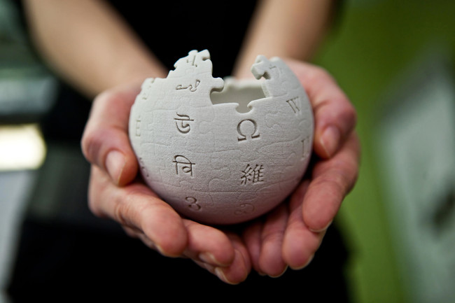 Wikipedia Mini Globe Handheld