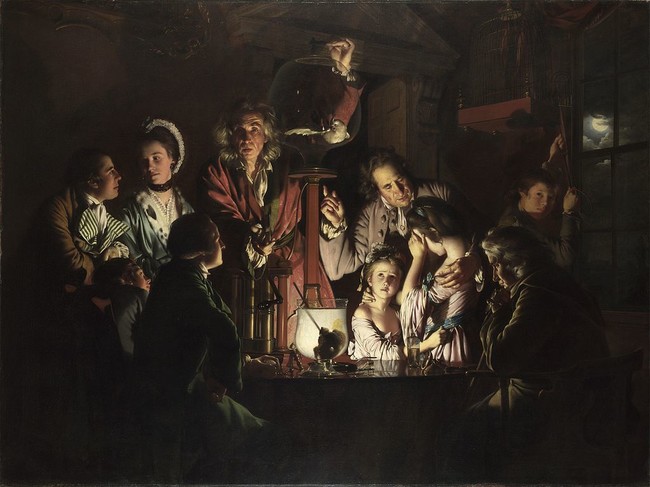 An Experiment On A Bird In An Air Pump By Joseph Wright Of Derby 1768